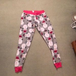 Snowman Pajama Pants!